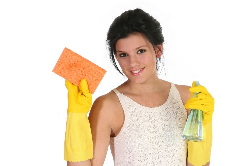 Eco-friendly office cleaning equipment used in Hammersmith offices