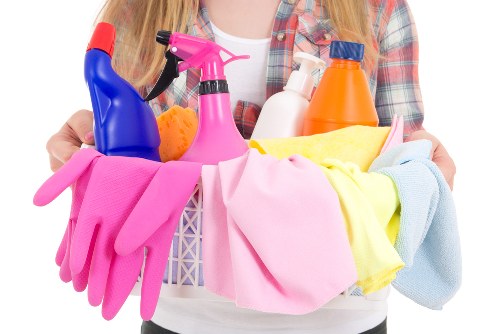 Worker safety and ethical cleaning commitment illustration