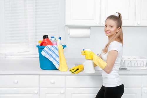 Hammersmith cleaning expert performing detailed deep cleaning in a home