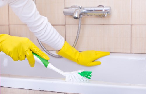Deep carpet cleaning equipment in a Hammersmith home interior